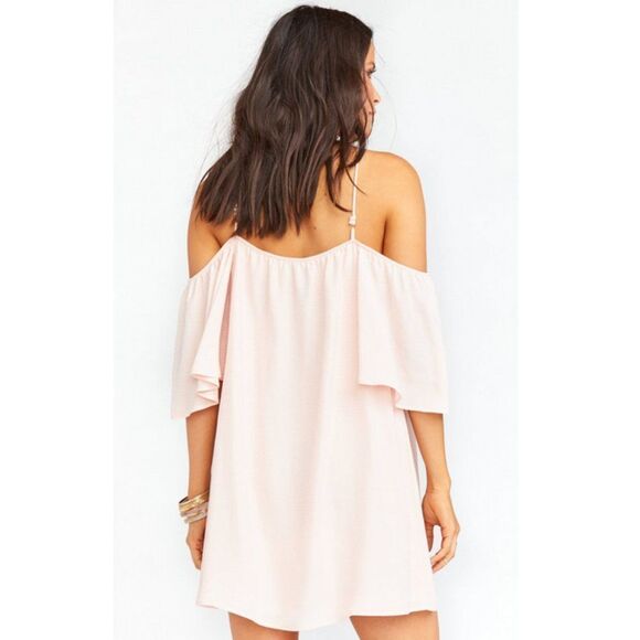 Show Me Your Mumu 'Lindsay' Halter Dress ~ Speckle Dots Pink - Picture 3 of 9